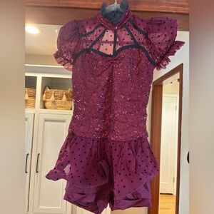 Sparkling Red Polka Dot Kids Costume